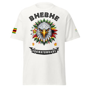 Bhebhe - Vokwatumbare. Zimbabwe totem t-shirt. Mureza collection.