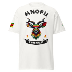 Mhofu Vhuramavi totem mutupo Zimbabwe t-shirt. Mureza collection