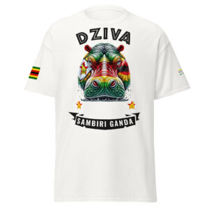 Dziva Sambiri Ganda. Zimbabwe Totem T-Shirt. Mureza Collection