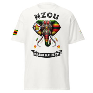 Nzou Mbano Matemavi totem mutupo Zimbabwe t-shirt. Mureza collection
