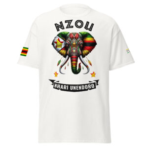 Nzou Nhari Unendoro totem mutupo Zimbabwe t-shirt. Mureza collection