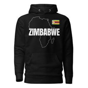 Zimbabwe Flag Hoodie Great Zimbabwe Bird Heritage Cotton Unisex Pride NEW ZW